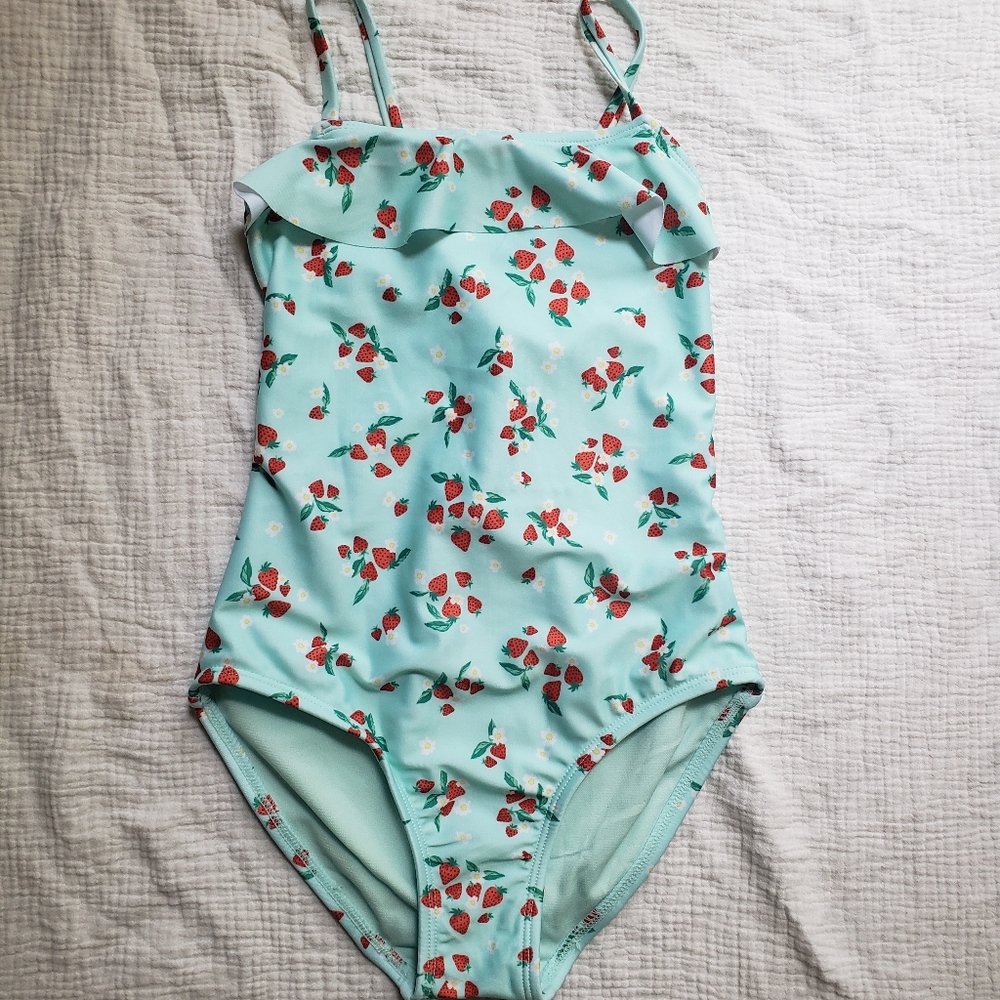 Girl's Cat & Jack Size M Swimsuit